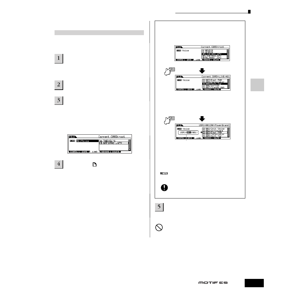 パフォーマンスをエディット(編集)する | Yamaha Motify ES8 User Manual | Page 87 / 300