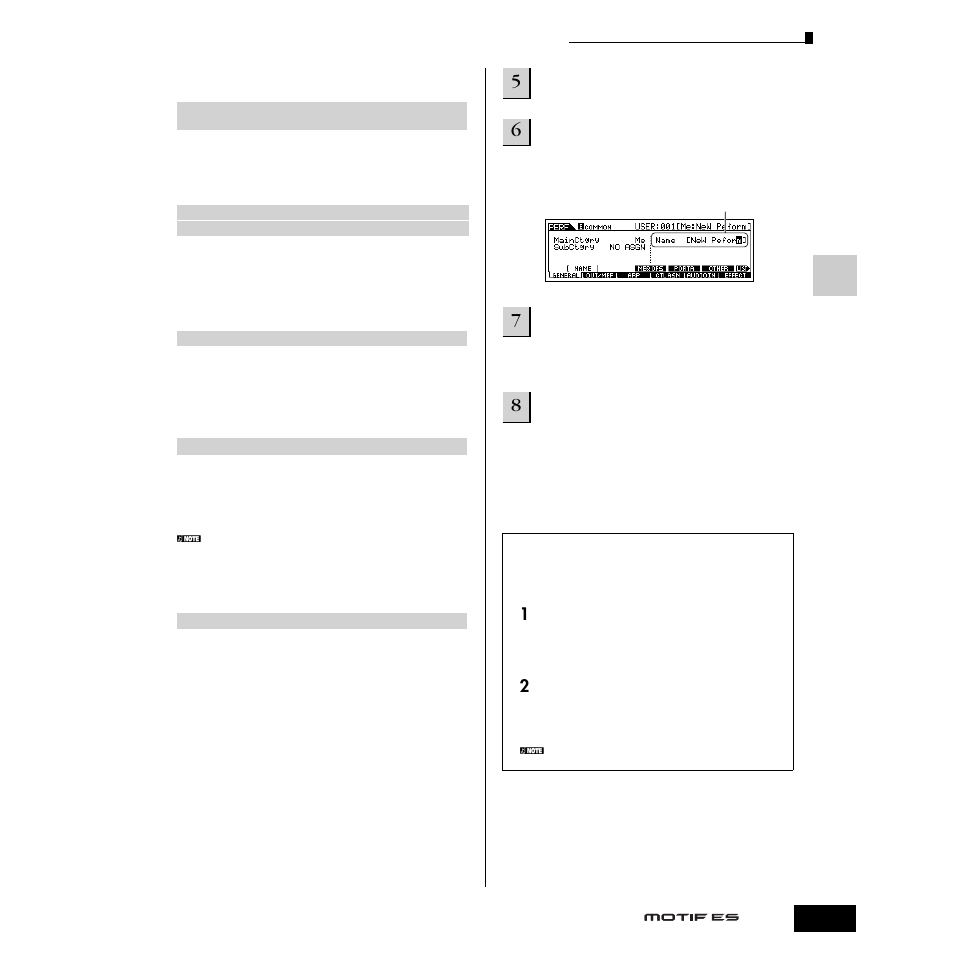 Yamaha Motify ES8 User Manual | Page 89 / 300