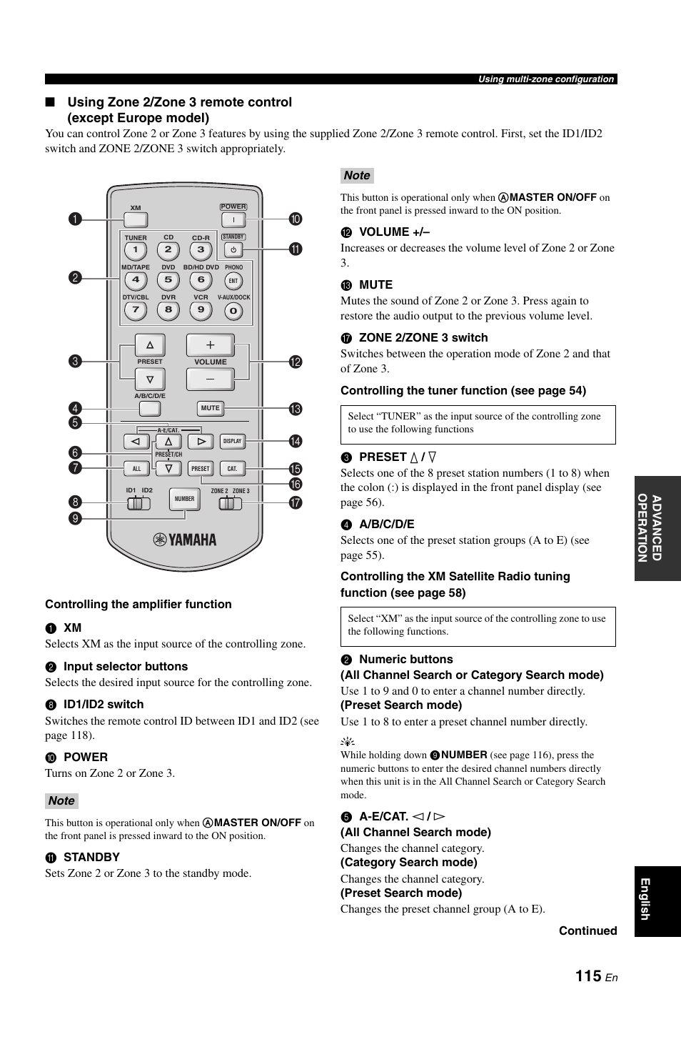 Yamaha RX-V1800 User Manual | Page 119 / 157