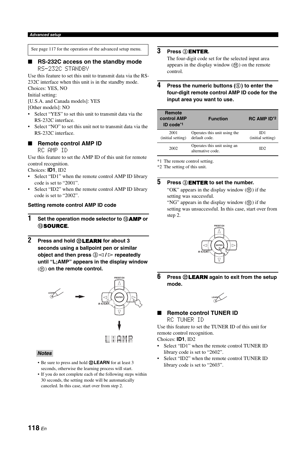 Yamaha RX-V1800 User Manual | Page 122 / 157