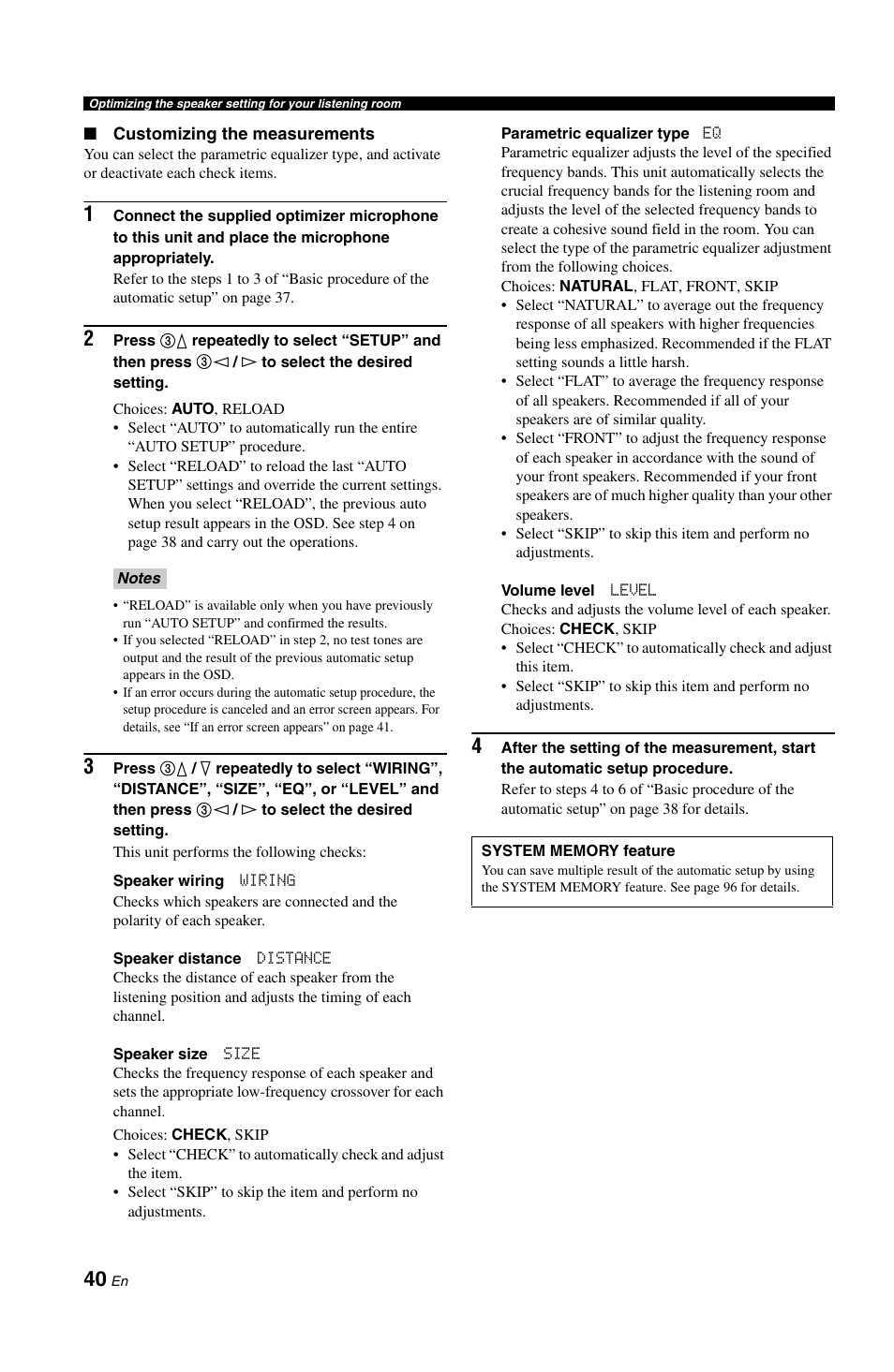 Yamaha RX-V1800 User Manual | Page 44 / 157