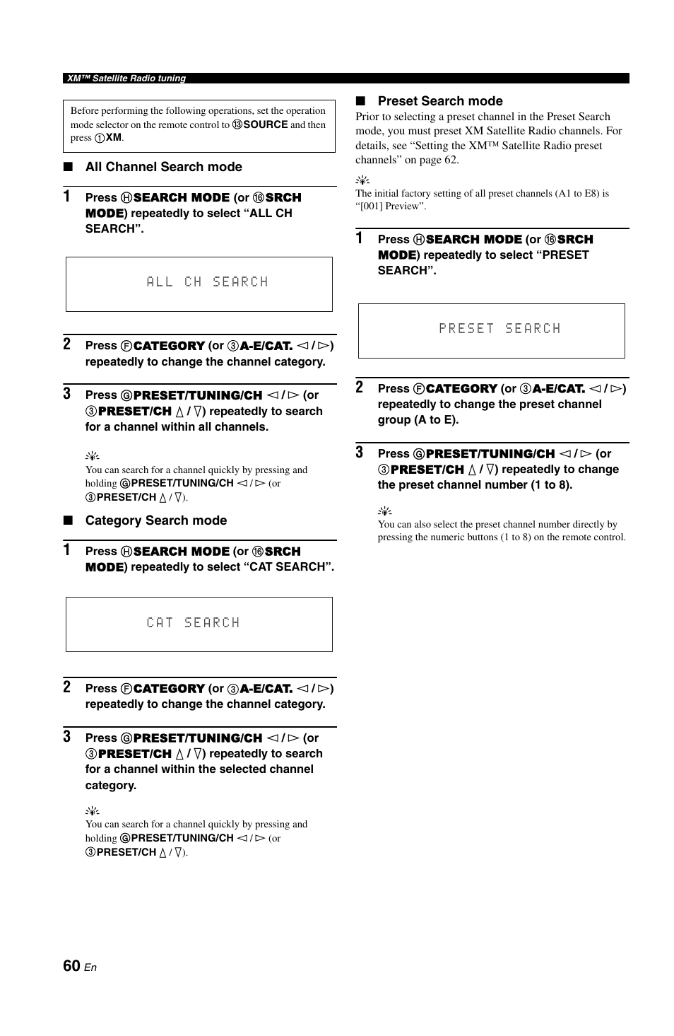 Yamaha RX-V1800 User Manual | Page 64 / 157