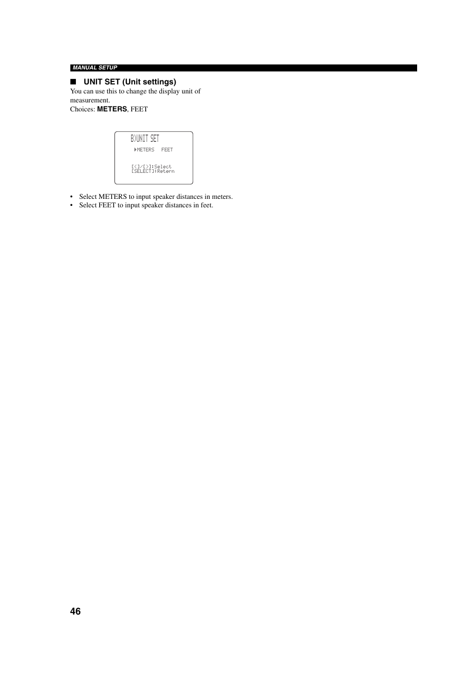 B)unit set | Yamaha YSP-1 User Manual | Page 52 / 70