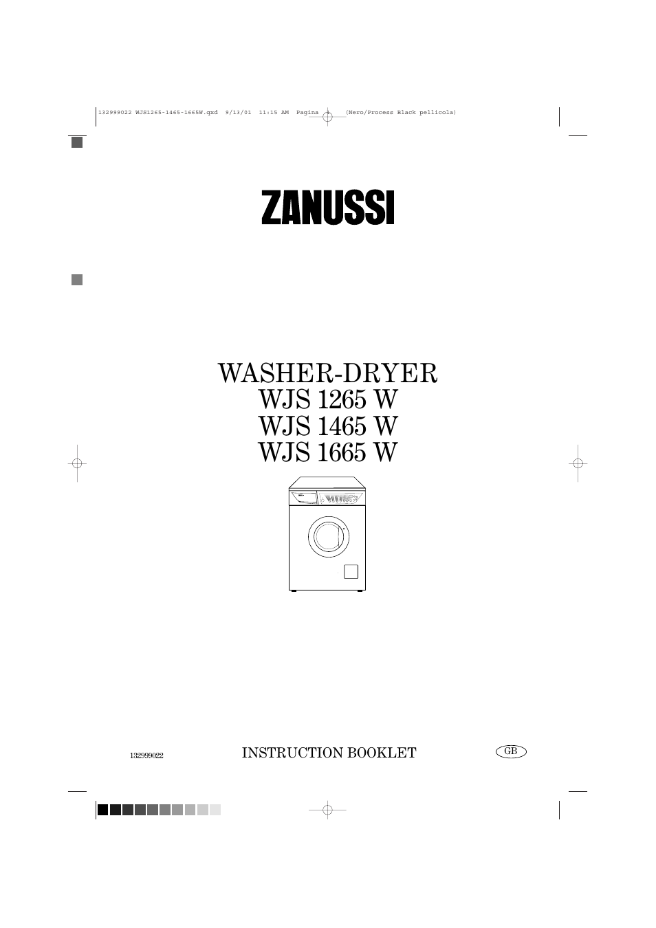Zanussi WJS 1265 W User Manual | 32 pages