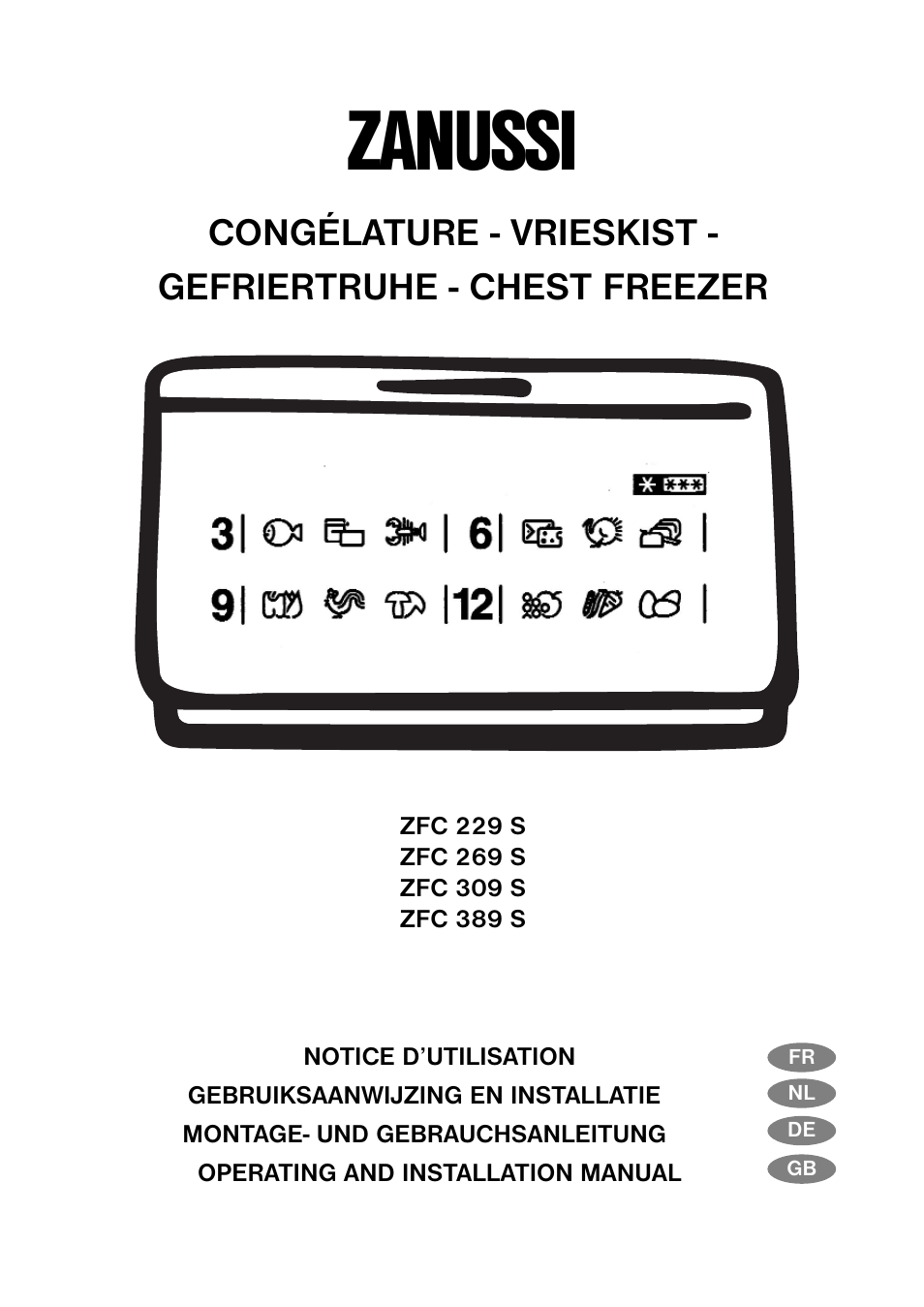 Zanussi ZFC 269 S User Manual | 6 pages