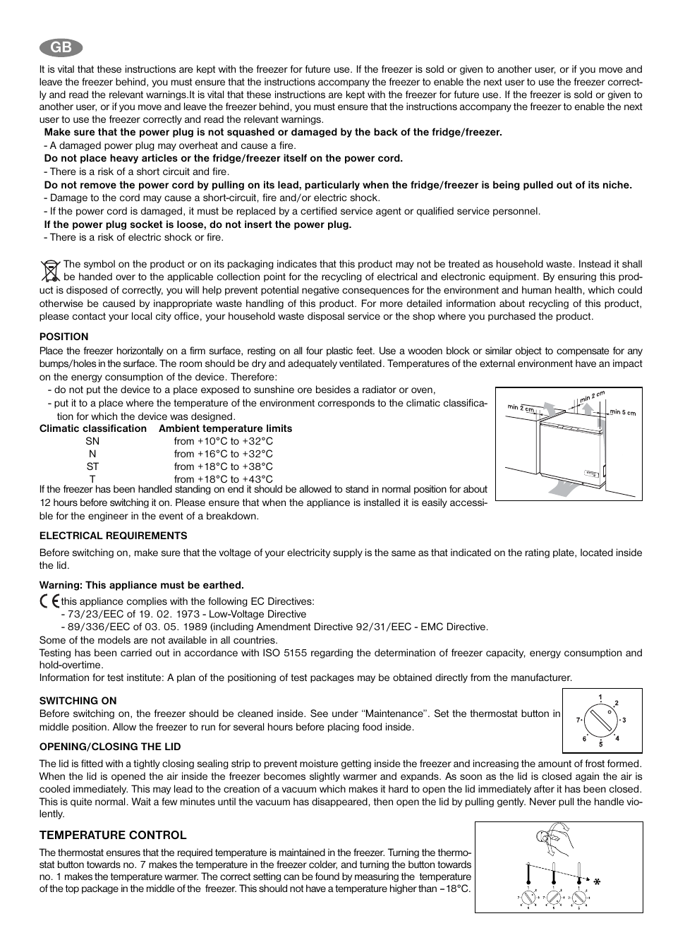 Zanussi ZFC 269 S User Manual | Page 2 / 6