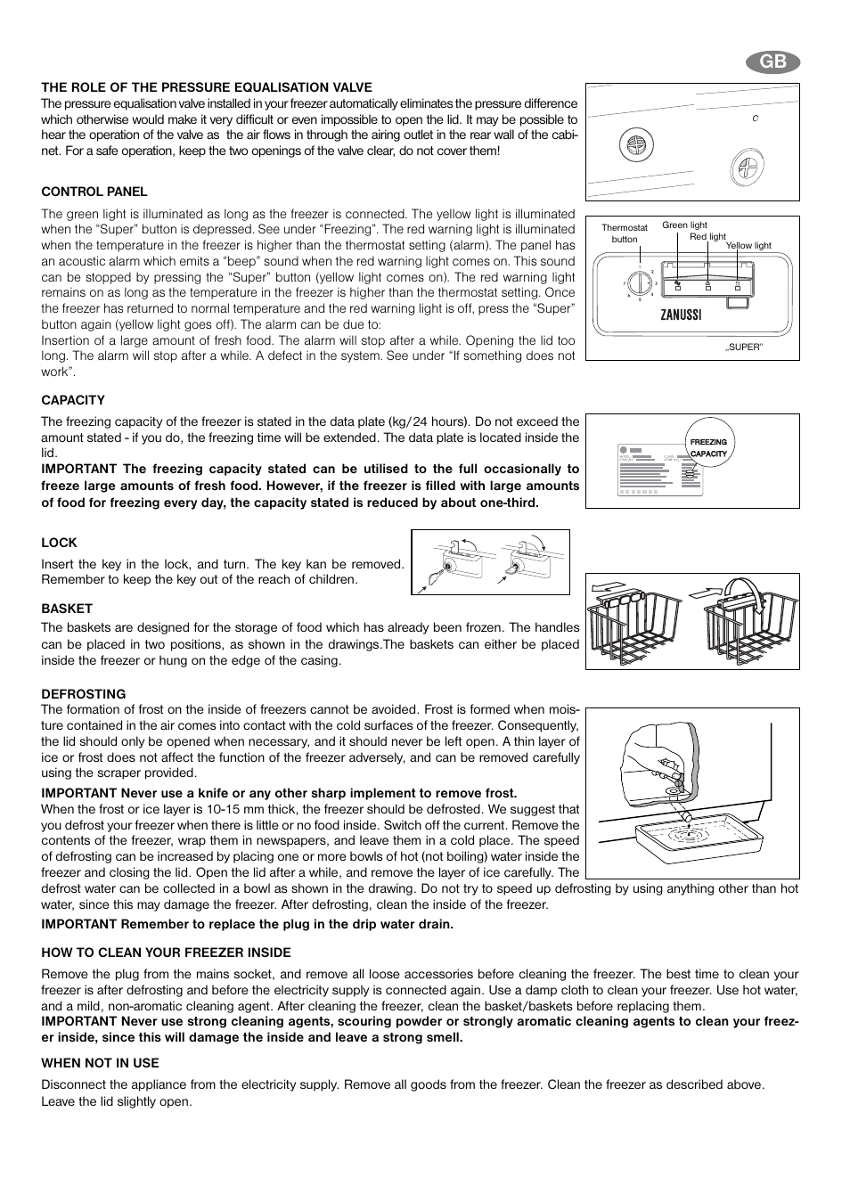 Zanussi ZFC 269 S User Manual | Page 3 / 6