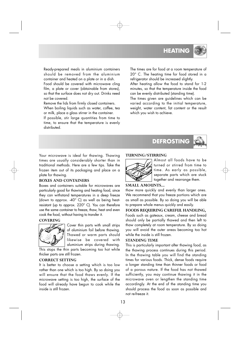 Heating defrosting | Zanussi ZM266STG User Manual | Page 15 / 56