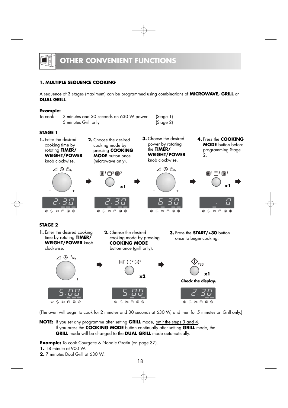 Other convenient functions | Zanussi ZM266STG User Manual | Page 20 / 56