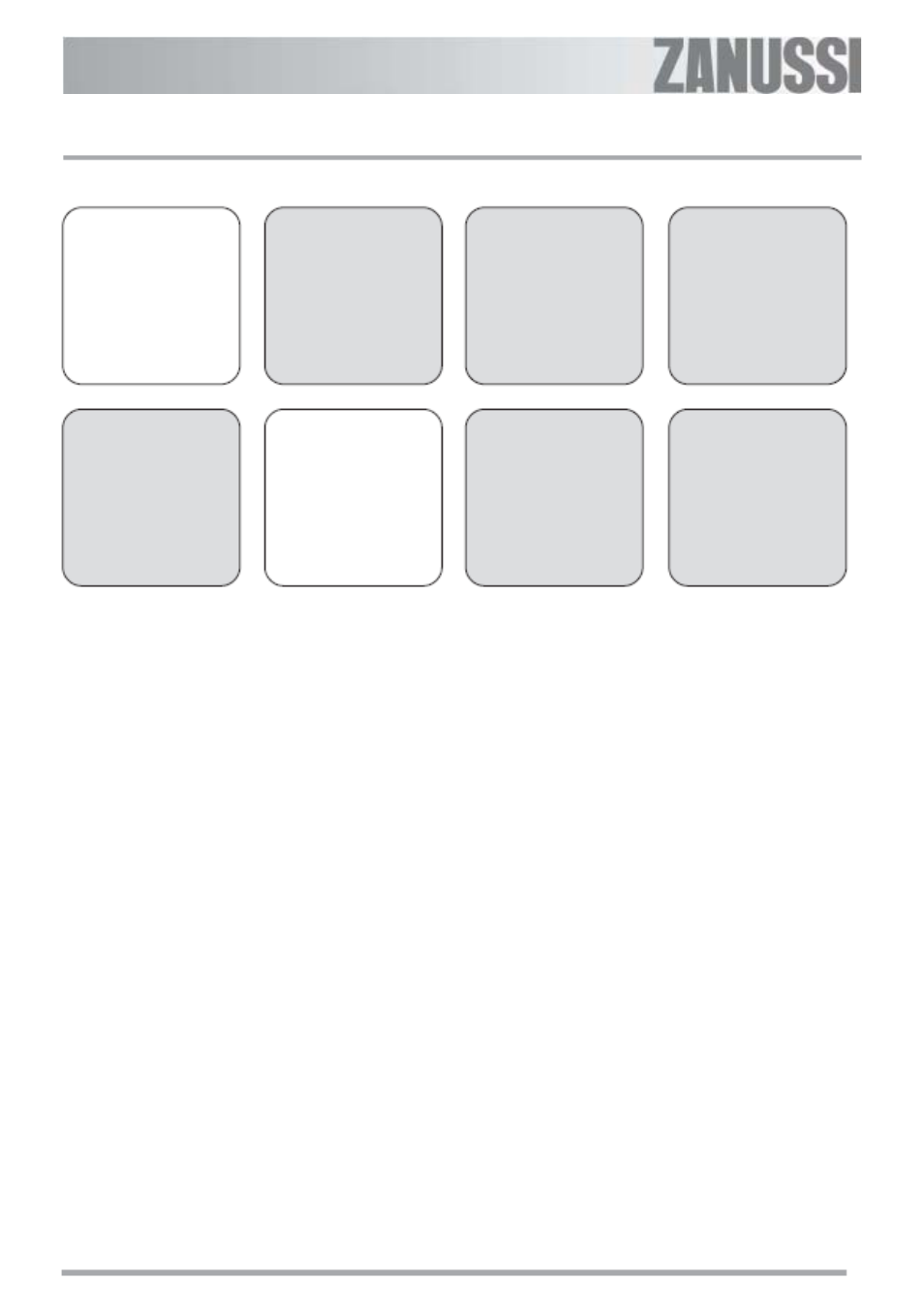 Zanussi ZKC 6000W User Manual | 32 pages