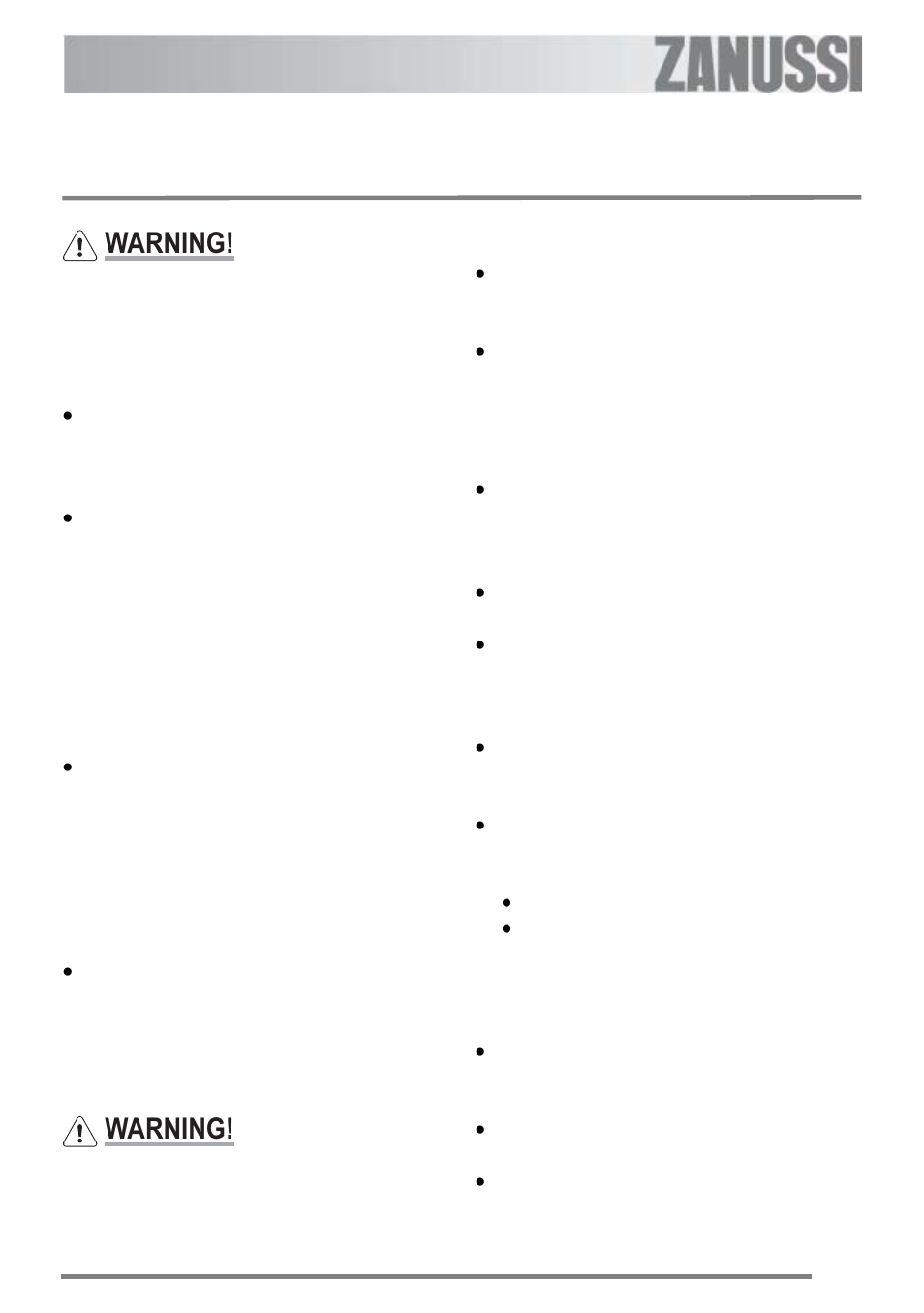 Care and cleaning, Cleaning materials, Cleaning the outside of the appliance | Cleaning the ceramic hob, Daily cleaning, Warning | Zanussi ZKC 6000W User Manual | Page 22 / 32