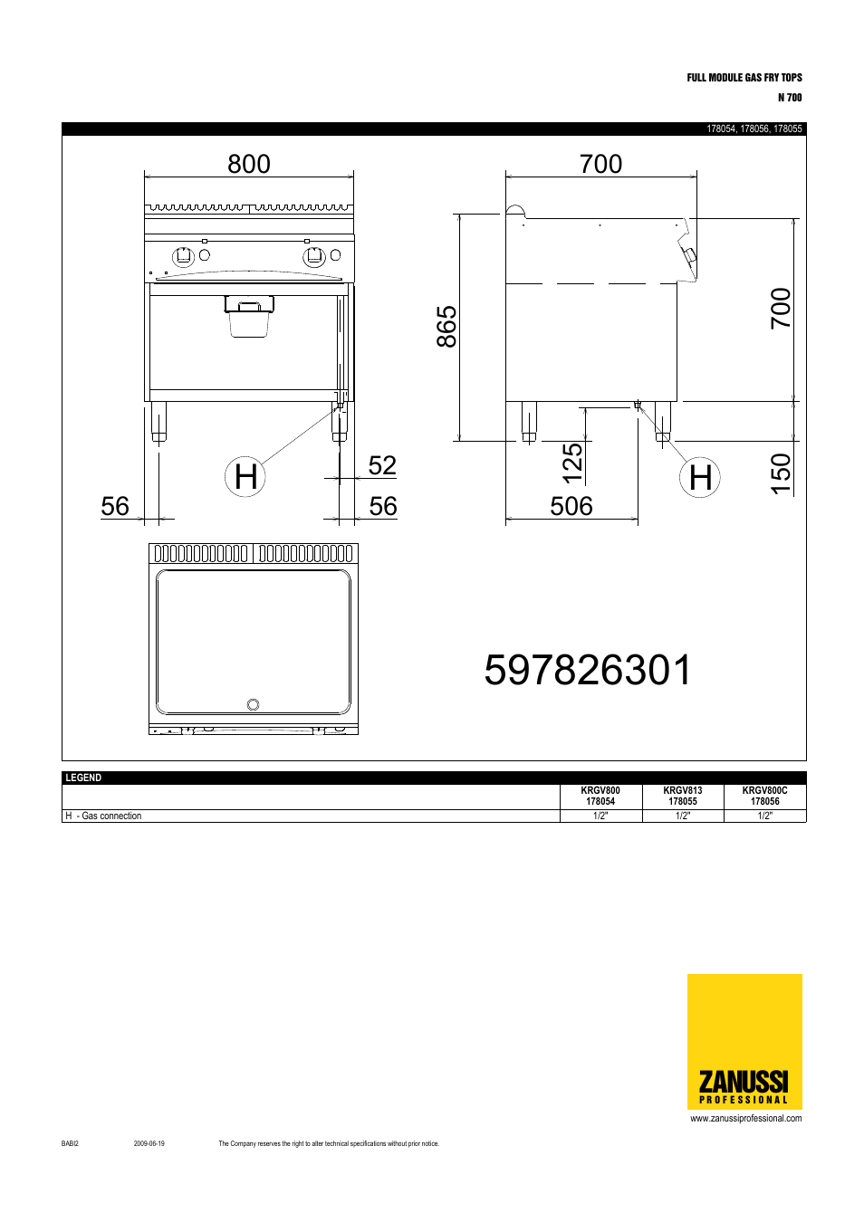 Zanussi | Zanussi KRGV800 User Manual | Page 4 / 4