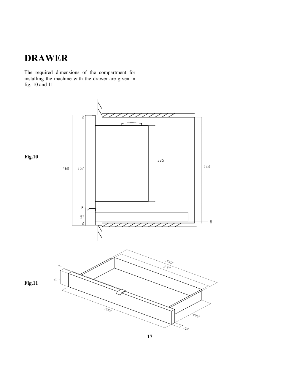 Drawer | Zanussi ZCOF636X User Manual | Page 18 / 24