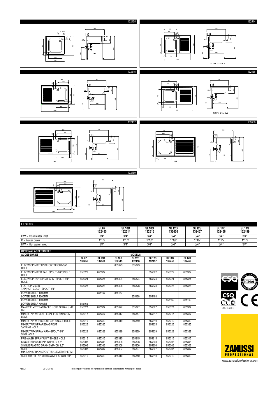 Zanussi | Zanussi 132459 User Manual | Page 2 / 2