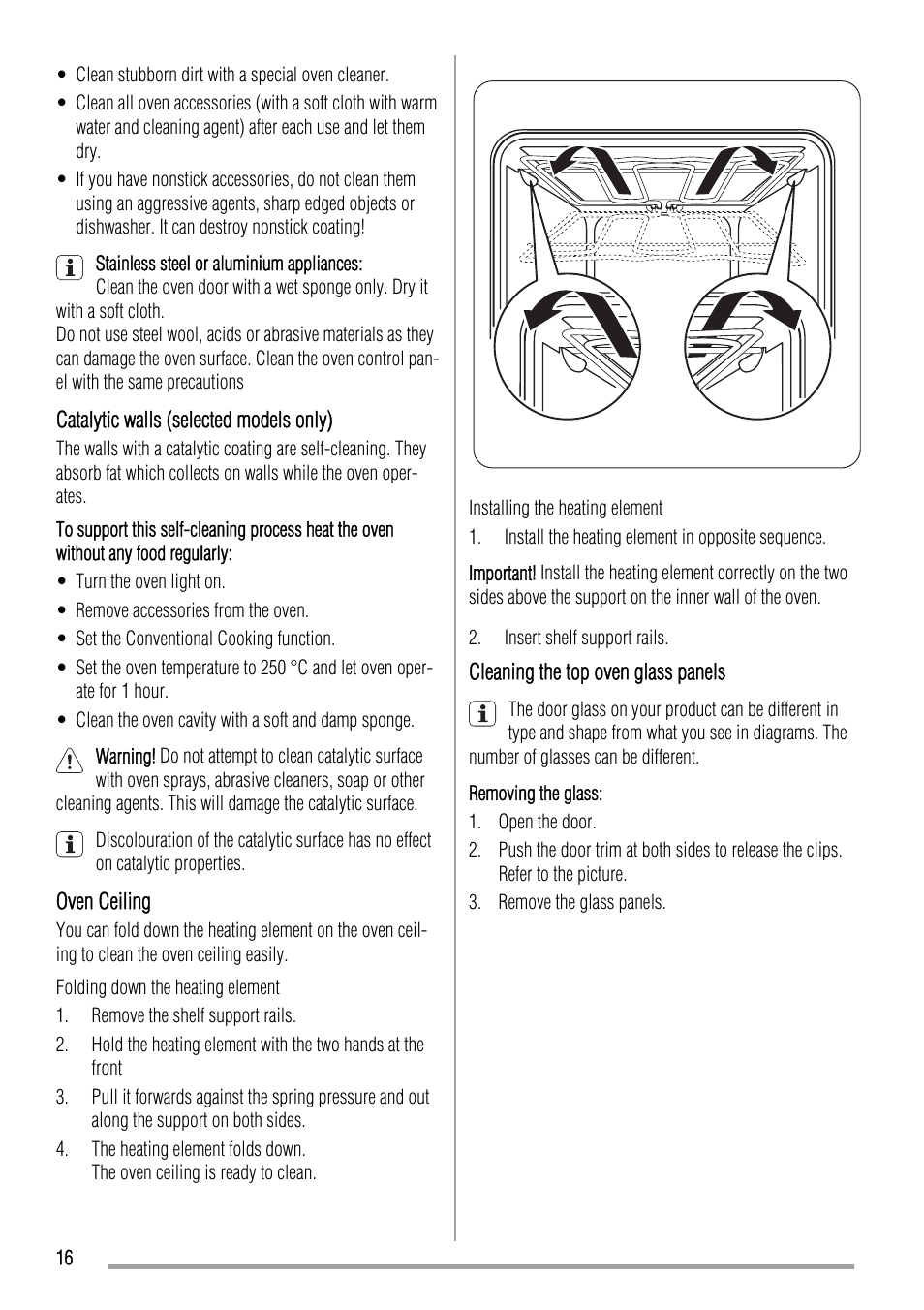 Zanussi ZCV663 User Manual | Page 16 / 24