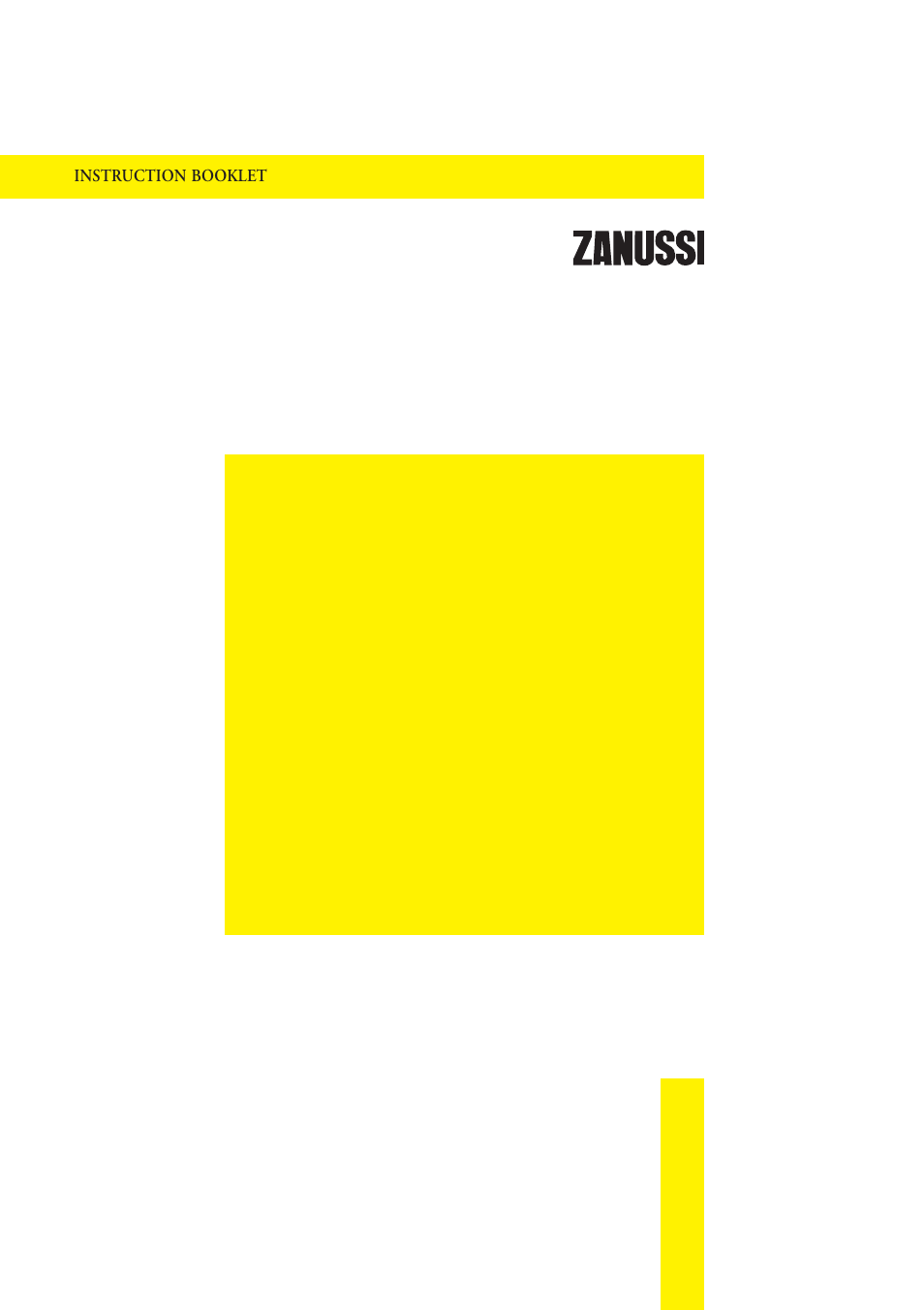 Zanussi ZHC 950 User Manual | 20 pages