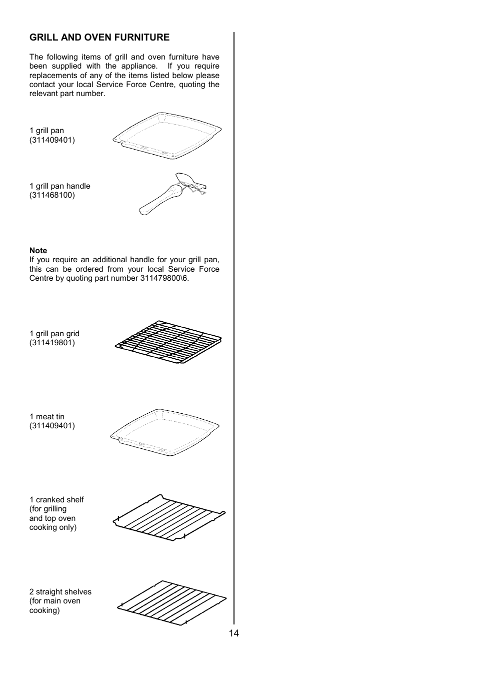 Zanussi ZDF490 User Manual | Page 14 / 36