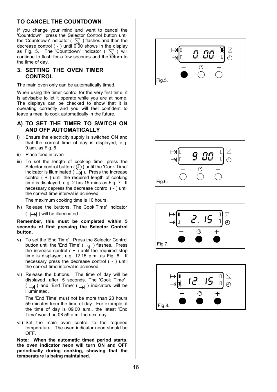 Zanussi ZDF490 User Manual | Page 16 / 36