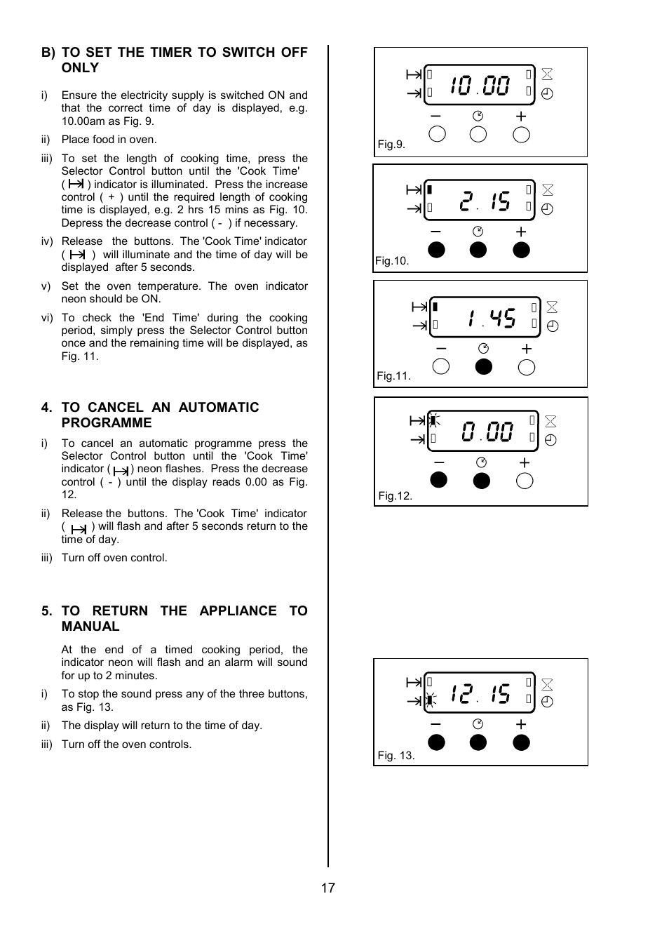 Zanussi ZDF490 User Manual | Page 17 / 36