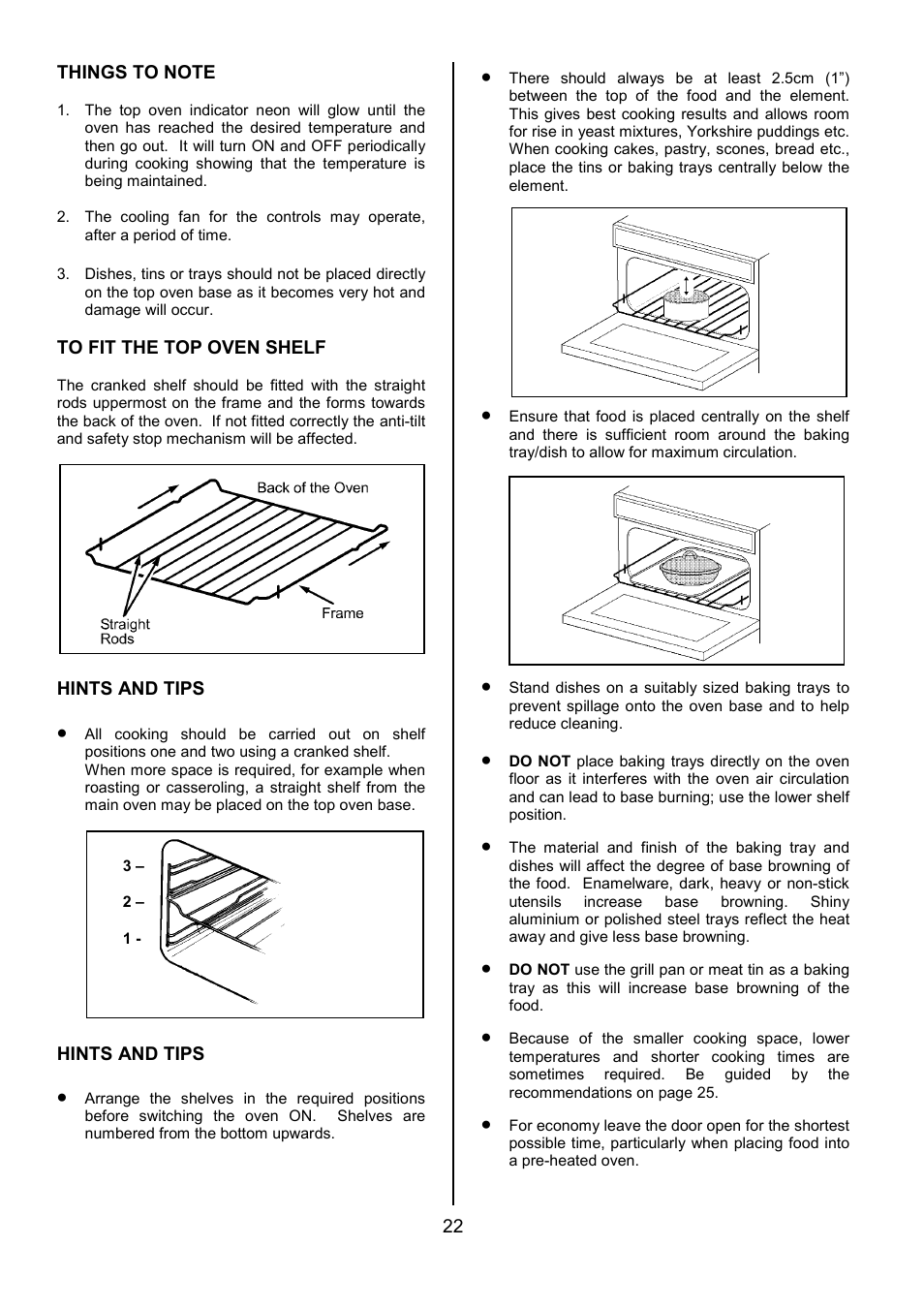 Zanussi ZDF490 User Manual | Page 22 / 36