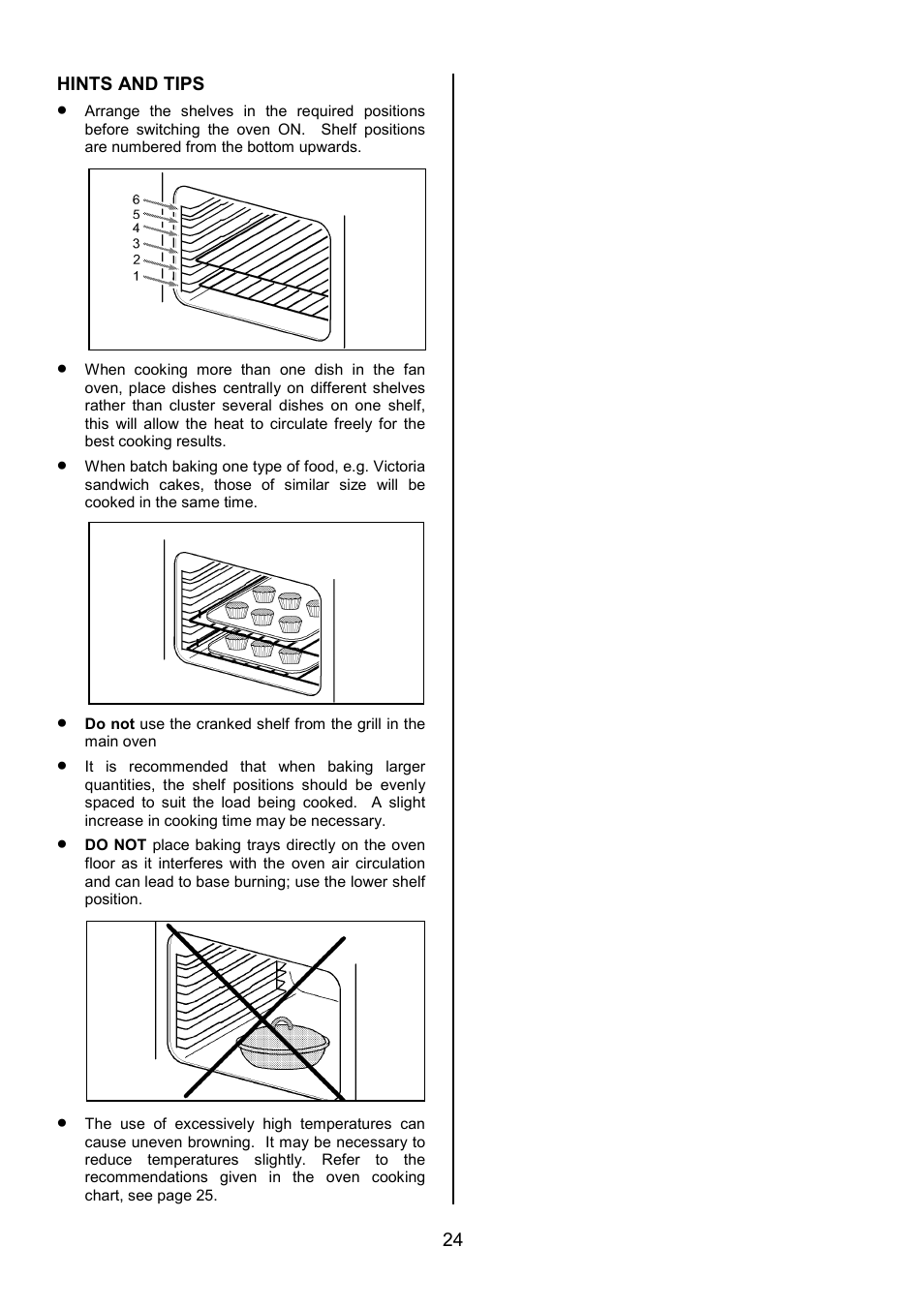 Zanussi ZDF490 User Manual | Page 24 / 36