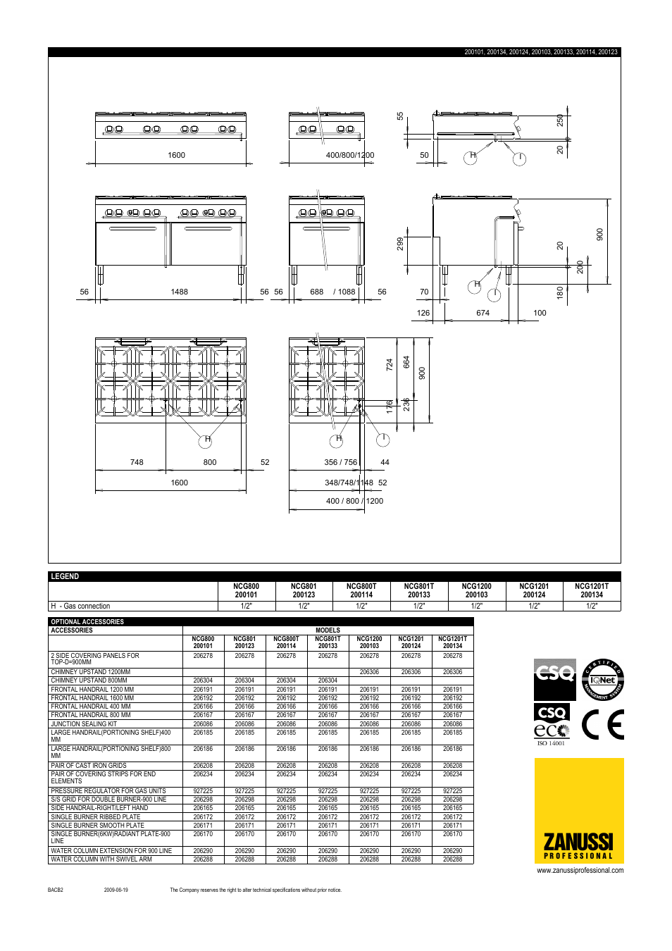 Zanussi | Zanussi 200103 User Manual | Page 2 / 2