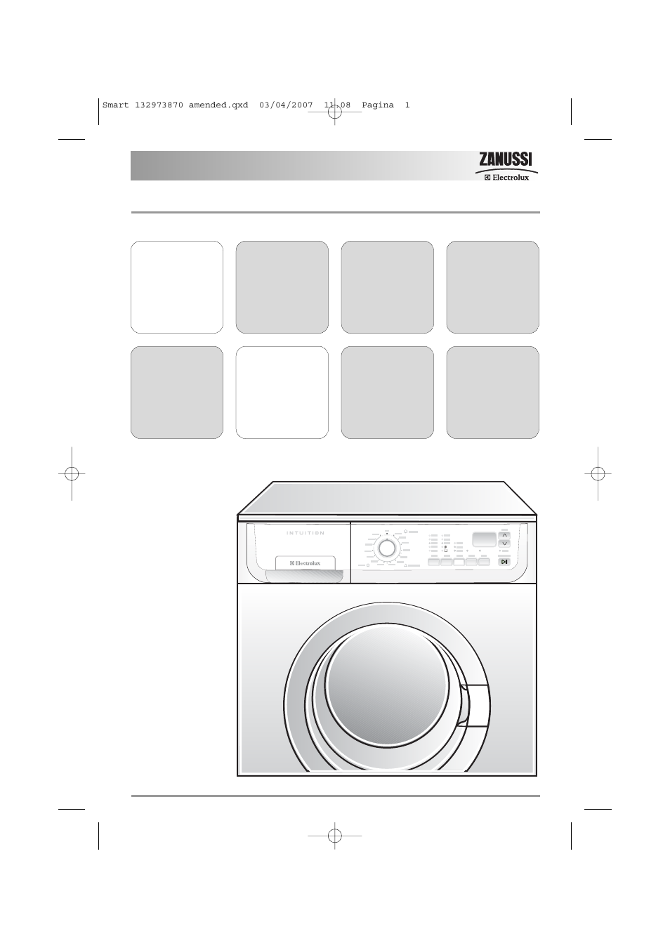 Zanussi U31302 ZWF 16581 User Manual | 36 pages