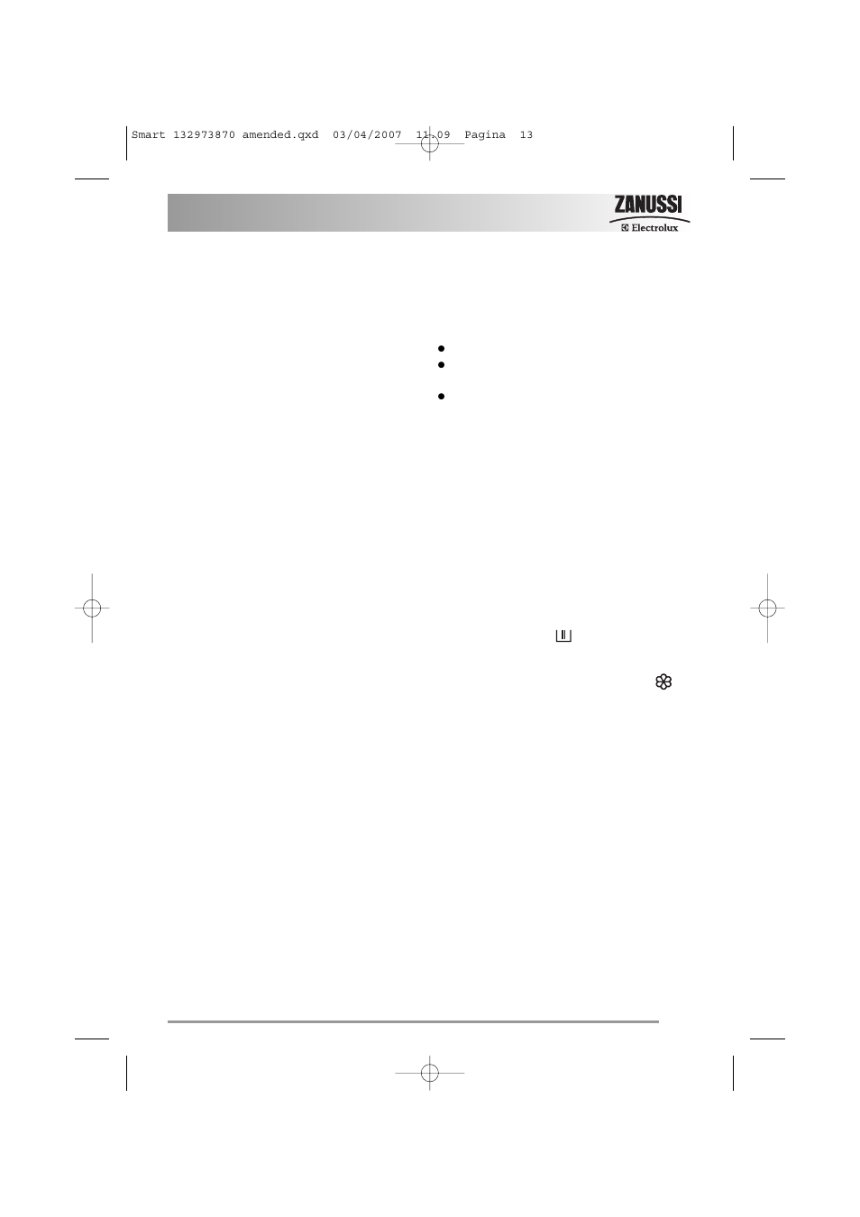 Zanussi U31302 ZWF 16581 User Manual | Page 13 / 36