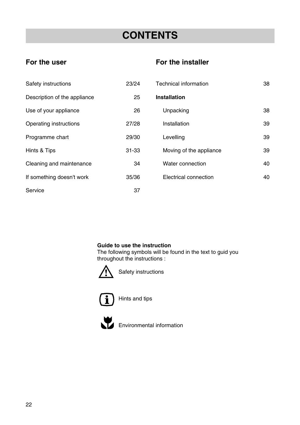 Zanussi T 503 User Manual | Page 2 / 21