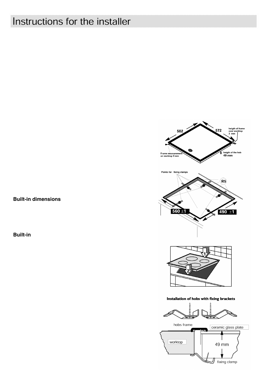 Zanussi ZKF641H User Manual | Page 13 / 16