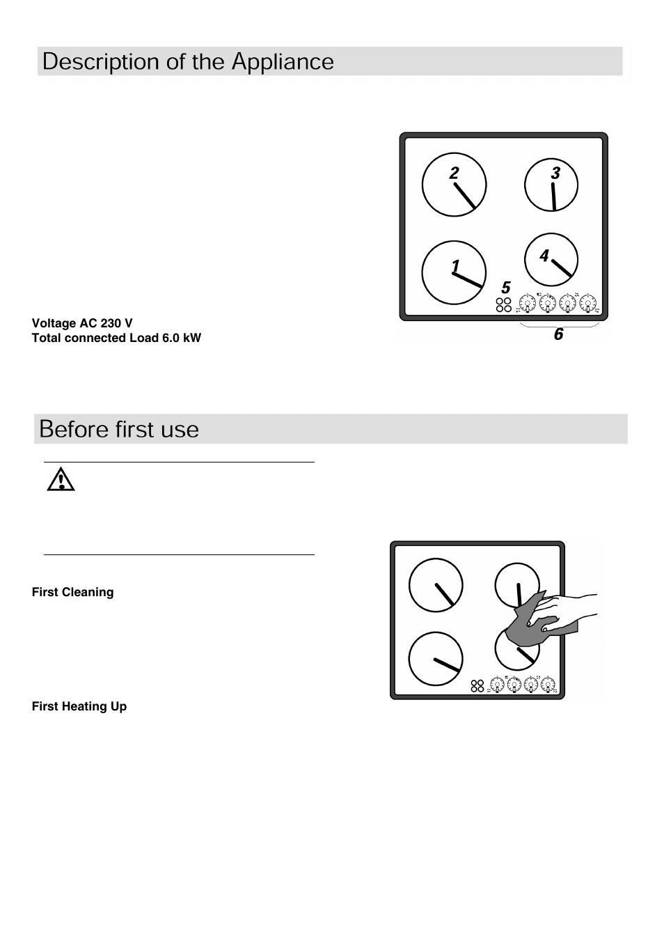 Zanussi ZKF641H User Manual | Page 4 / 16