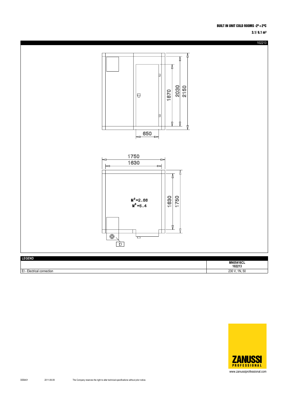 Zanussi | Zanussi 102213 User Manual | Page 6 / 7