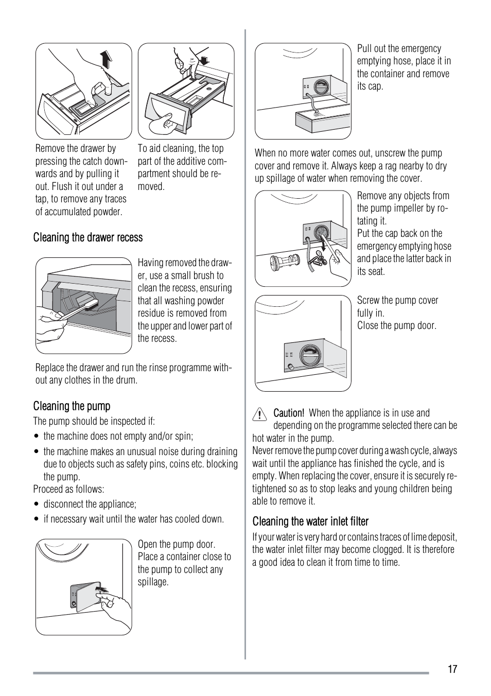 Zanussi ZWG 3120 User Manual | Page 17 / 24