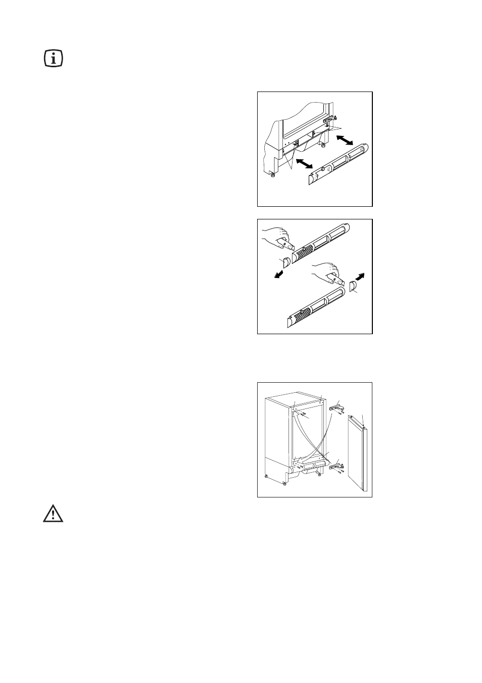 Building-in instructions, Grid preparation, Door reversal | Zanussi ZU 7120 F User Manual | Page 16 / 20
