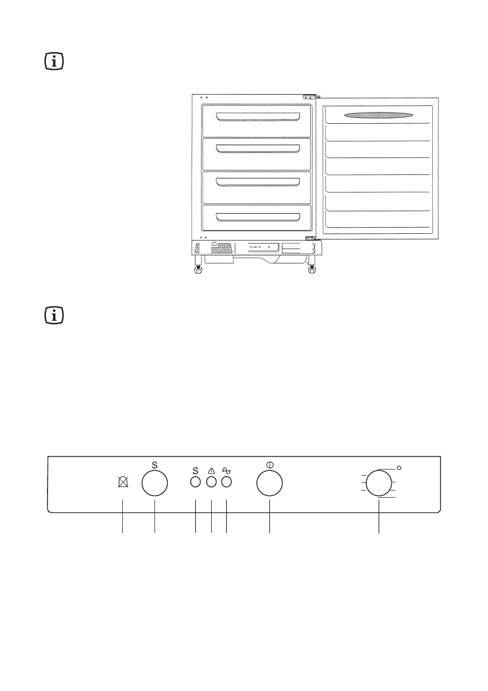 Description of the appliance, Operation | Zanussi ZU 7120 F User Manual | Page 4 / 20