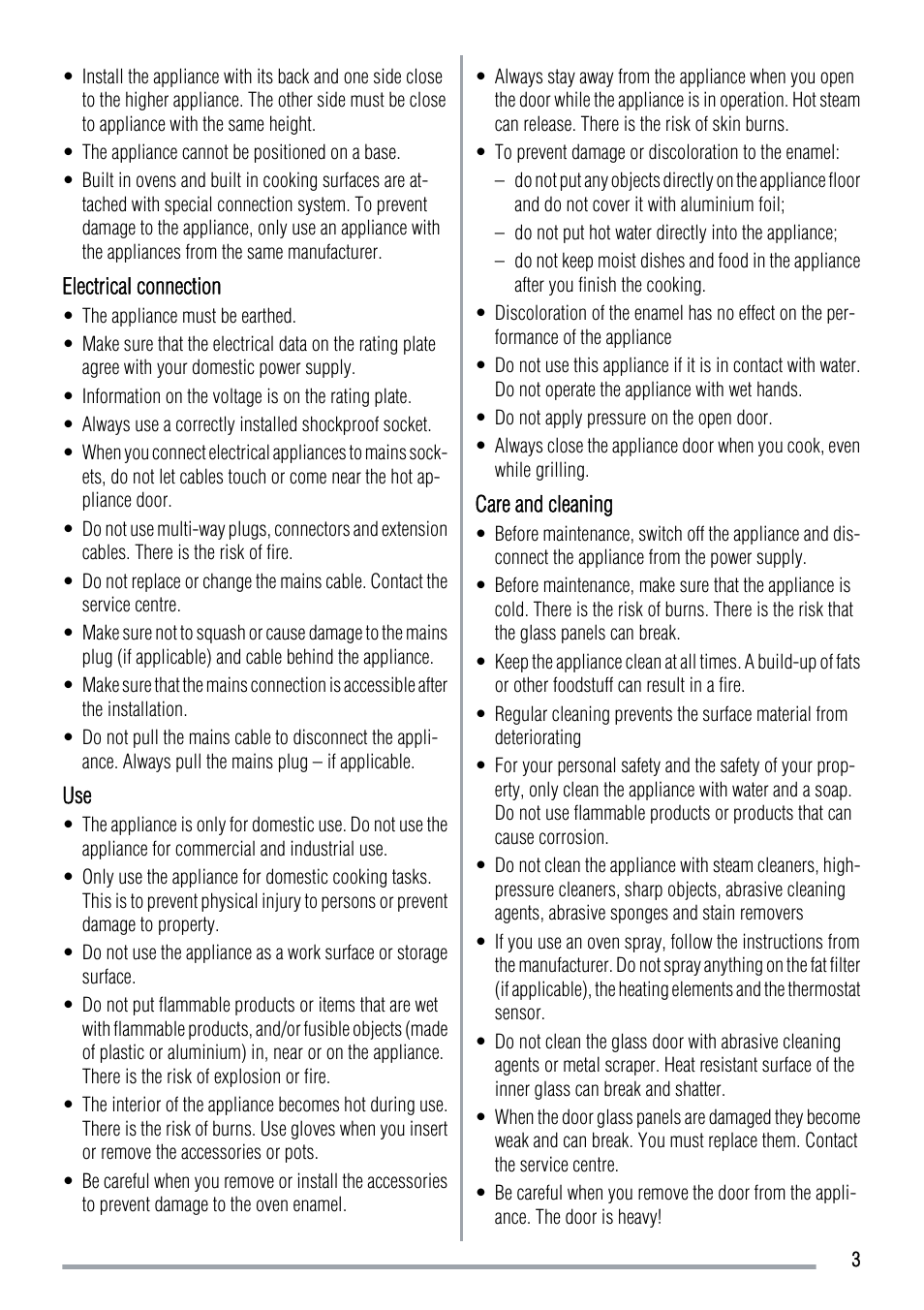 Zanussi ZOB550WL User Manual | Page 3 / 16