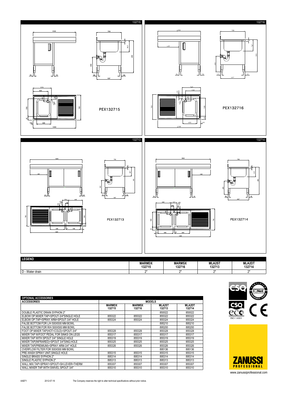 Zanussi | Zanussi 132715 User Manual | Page 2 / 2