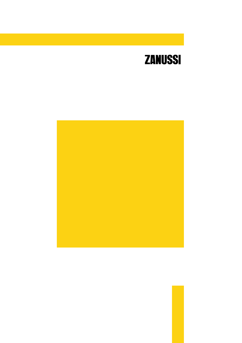 Zanussi ZBG 503 A User Manual | 8 pages