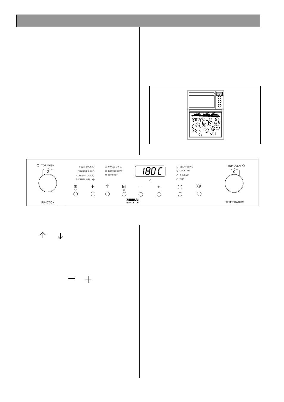 Thermal fan assisted grilling | Zanussi ZDQ 895 User Manual | Page 26 / 48