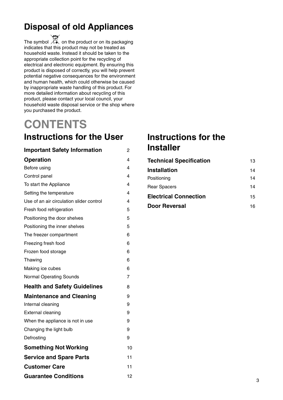 Zanussi ZRB 2630 W User Manual | Page 3 / 20