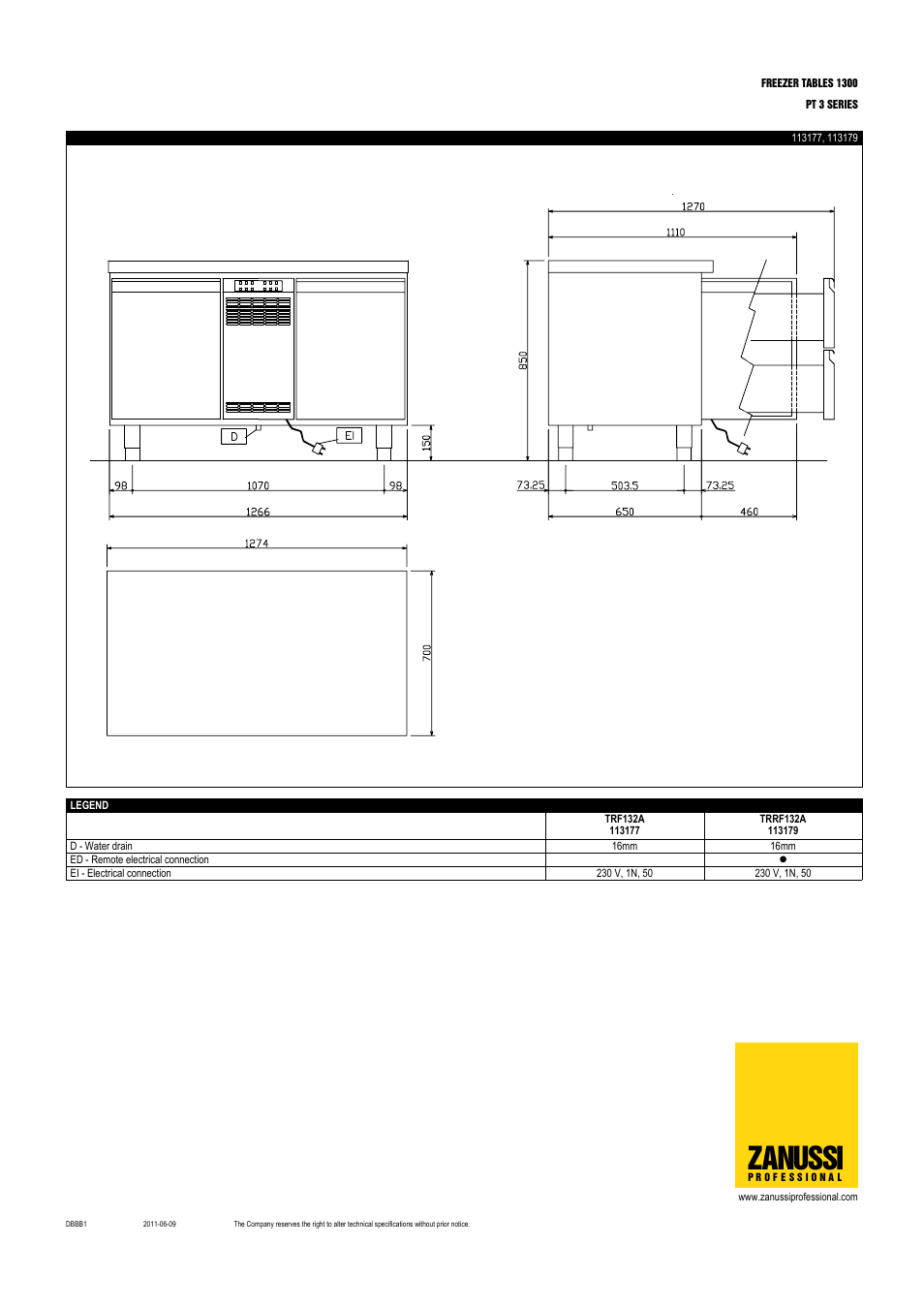 Zanussi | Zanussi 113179 User Manual | Page 3 / 4