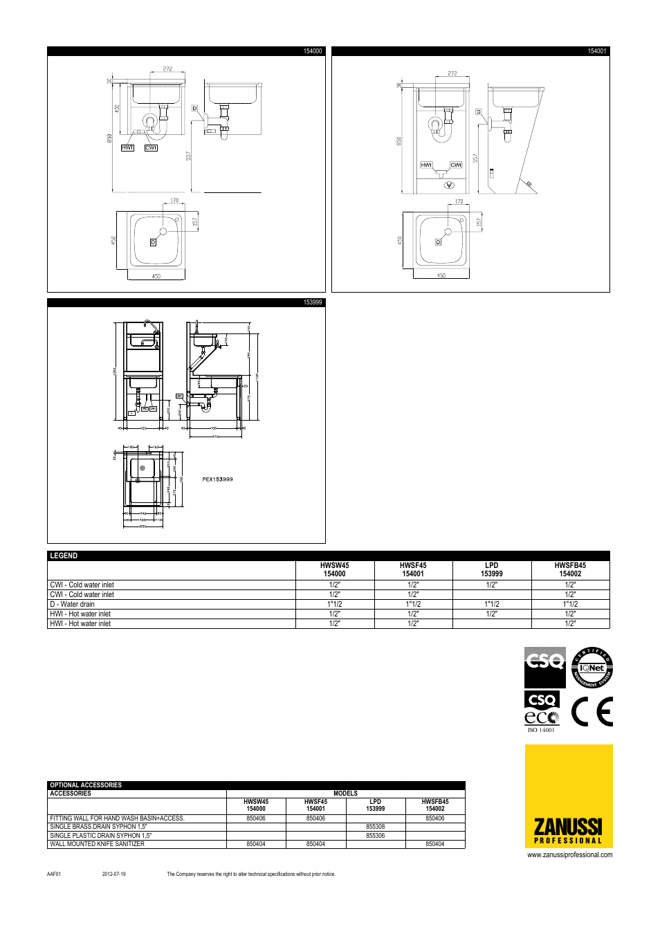 Zanussi | Zanussi 153980 User Manual | Page 2 / 2