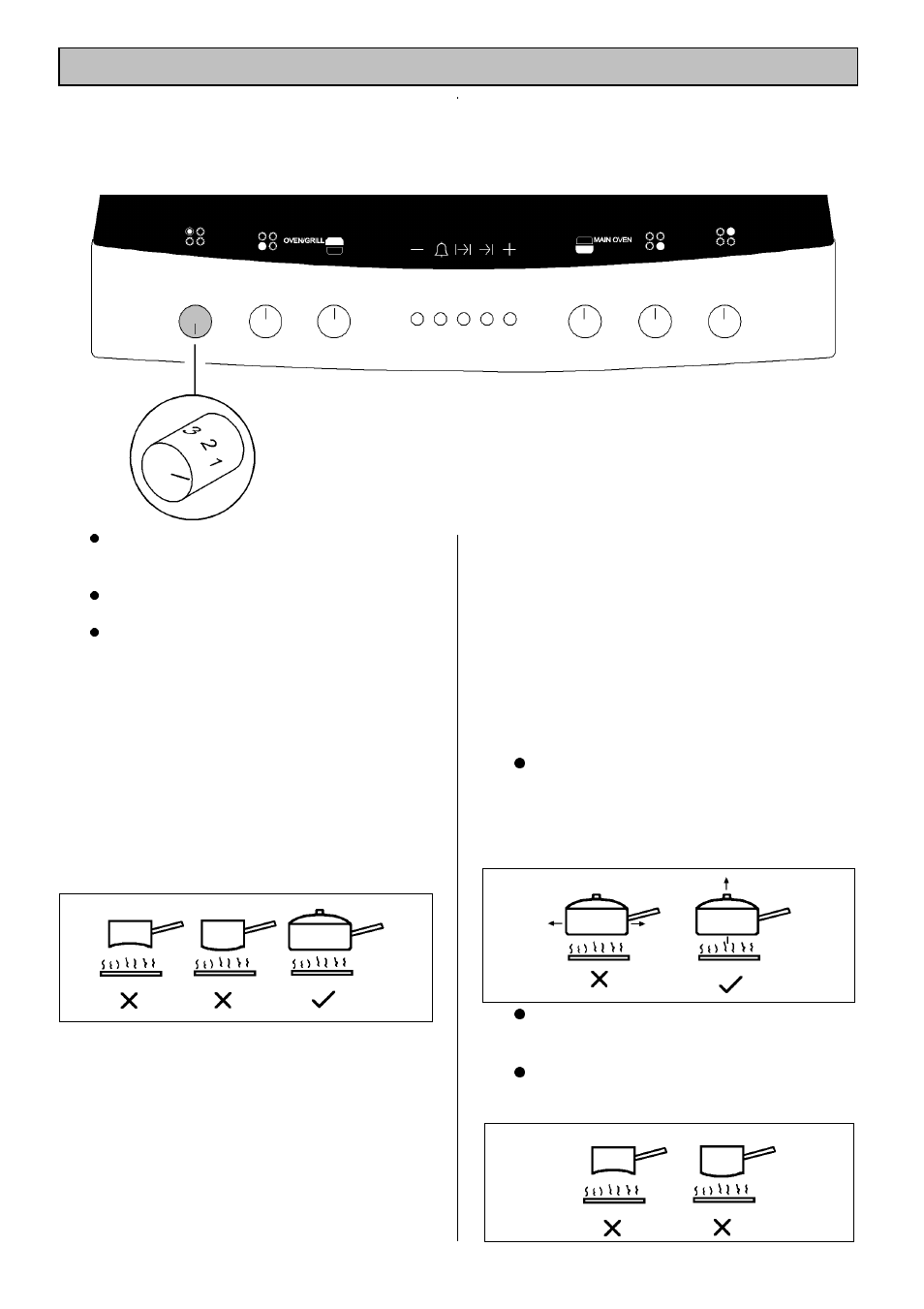 The ceramic hob | Zanussi ZCE 8020AX/CH User Manual | Page 15 / 36