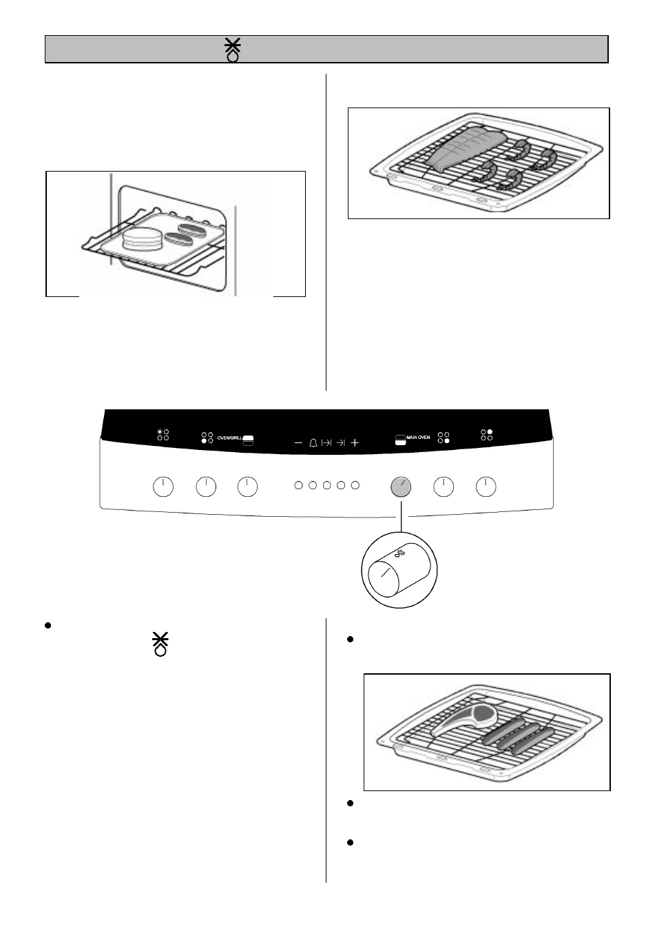 Defrost feature | Zanussi ZCE 8020AX/CH User Manual | Page 25 / 36