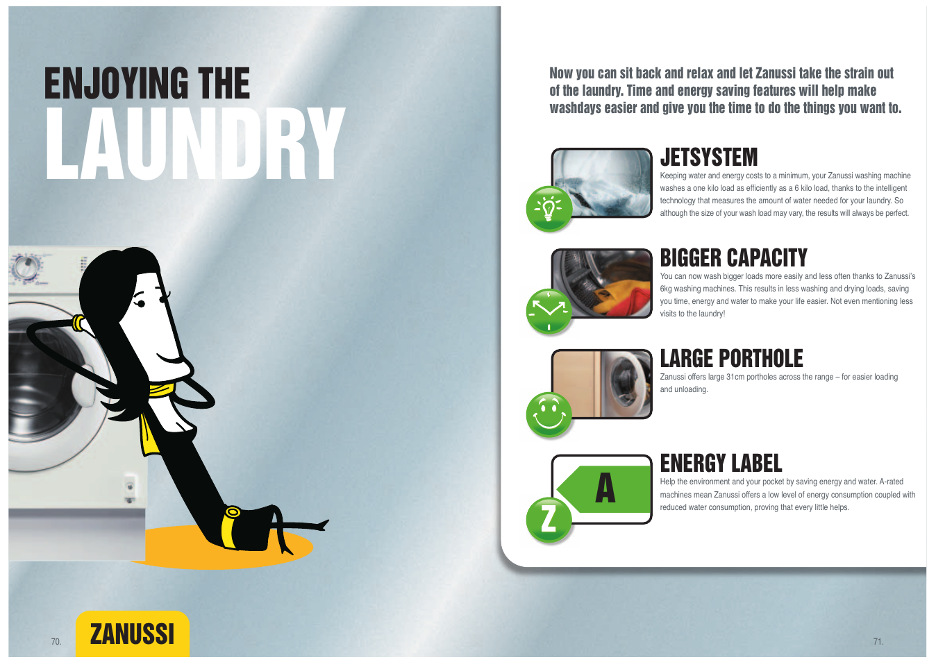 Zanussi Laundry User Manual | 3 pages