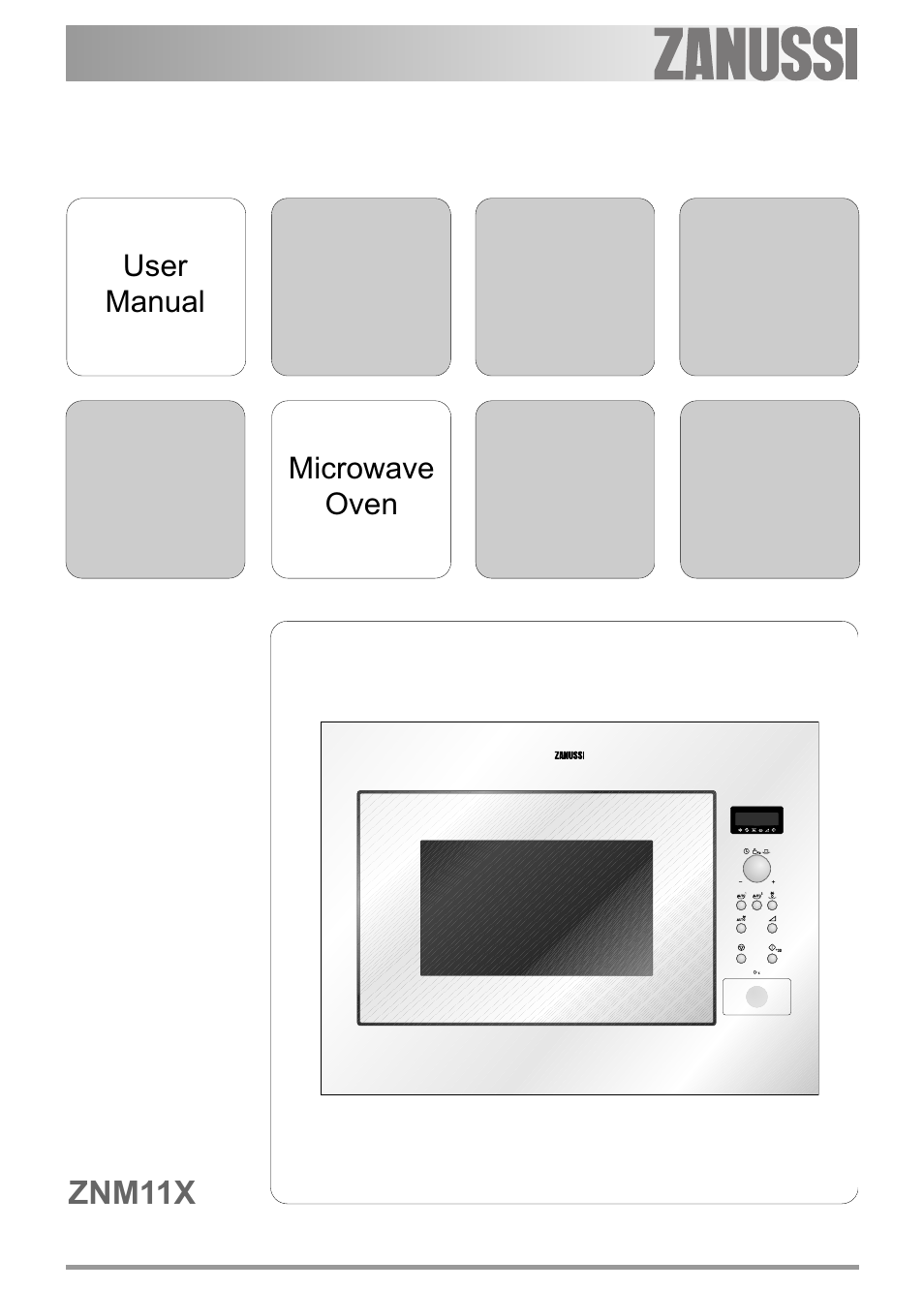 Zanussi ZNM11X User Manual | 36 pages