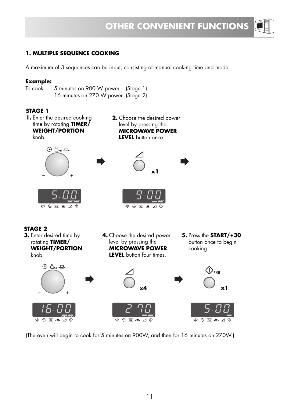 Other convenient functions | Zanussi ZNM11X User Manual | Page 13 / 36