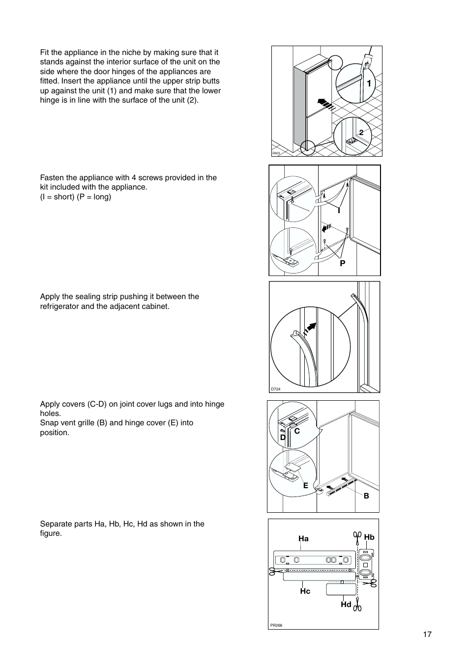 Zanussi Z1921/8 FFA User Manual | Page 17 / 20