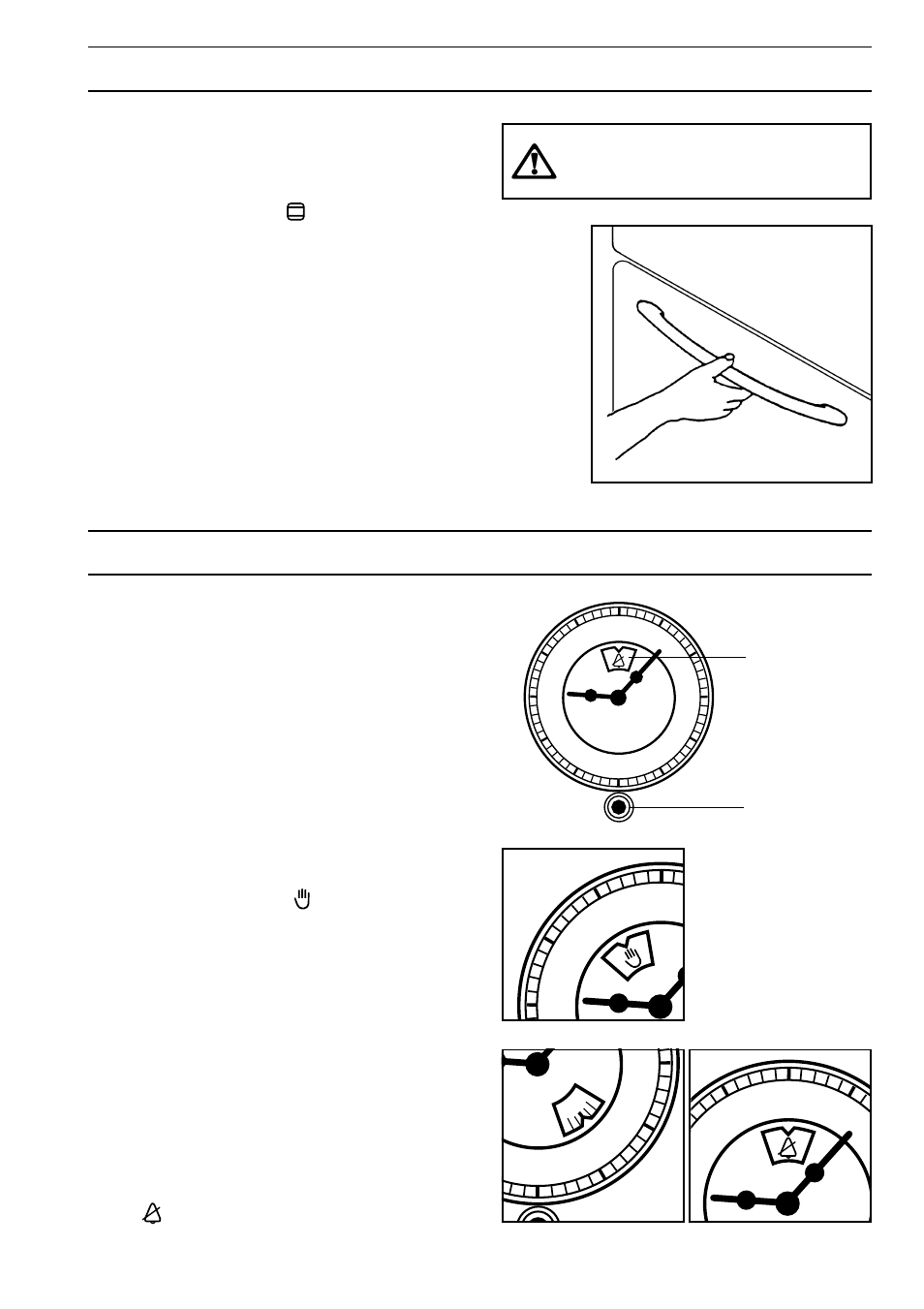 When the oven is first installed, End of cooking timer (mod. zbc 741) | Zanussi MULTI BUILT-IN OVENS ZBC 741 User Manual | Page 6 / 16