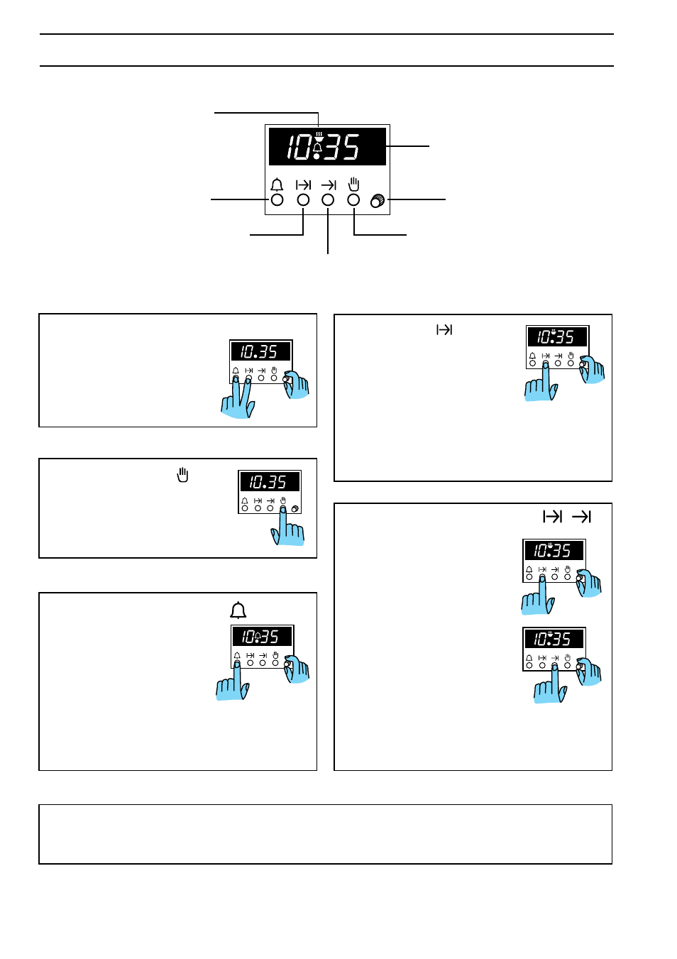 Electronic timer (mod. zbm 762), Ed c b | Zanussi MULTI BUILT-IN OVENS ZBC 741 User Manual | Page 7 / 16